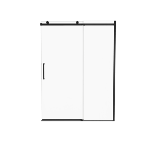 Luca Varess Boltano Dusche Schiebetür 150 cm x 200 cm Klarglas matt Schwarz profil