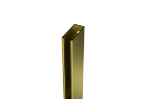 Balmani Modular muurprofiel 3x200cm Brushed Gold