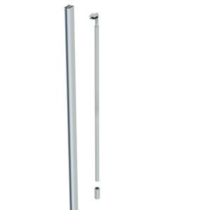 Linie Walk-in II Profilset, 8 mm, Glas Chrom