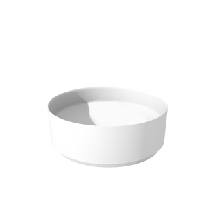 Balmani Fato vasque à poser Solid Surface mat rond Ø 37,5 cm