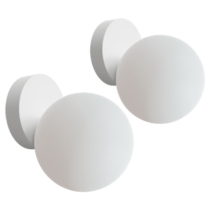 Balmani Orbis LED luminaire 12 cm blanc (lot de 2)