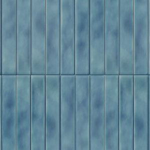 Carruzo Rio keramische wandtegels 24 stuks 5x50cm Aqua