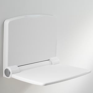Luca Varess Comfort douchestoel wit 38x32cm