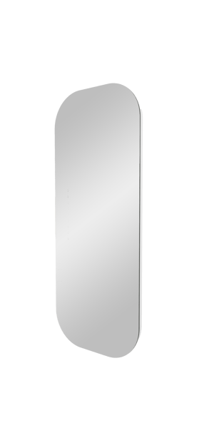 Balmani Giro Arcato afgeronde hoeken toiletspiegel 36 x 90 cm met spiegelverlichting