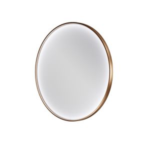 Balmani Secret miroir rond Brushed RoseGold lumineux et anti-buée Ø 90 cm