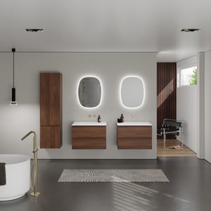 Balmani Lucida meuble salle de bains avec lavabo Tablo Arcato