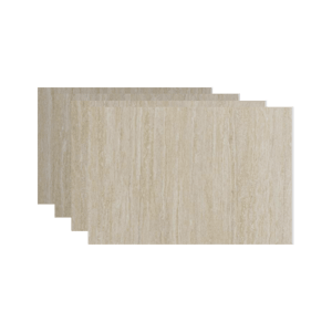 Luca Varess Groovy Wandfliesen (4 Fliesen) 120 x 60 cm, SPC, Travertin