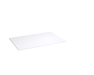 Storke Tavola Einzelwaschtischplatte, Solid Surface matt, 75 x 52 cm