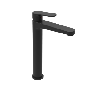 Linie Astor robinet de lavabo réhaussé noir mat