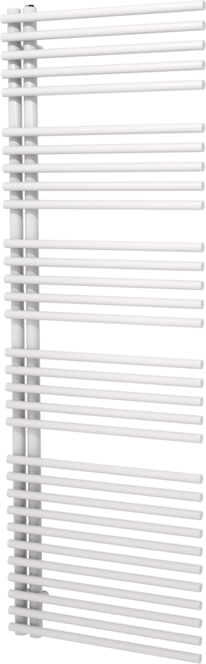 Vipera Nevada Handtuchheizkörper: 60 x 180 cm, Zentralheizung, Weiß Glänzend, Seitenanschluss, 1103W