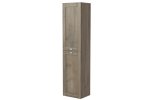 Linie Classo zwevende badkamerkast grijze eik 40 x 30 x 170 cm