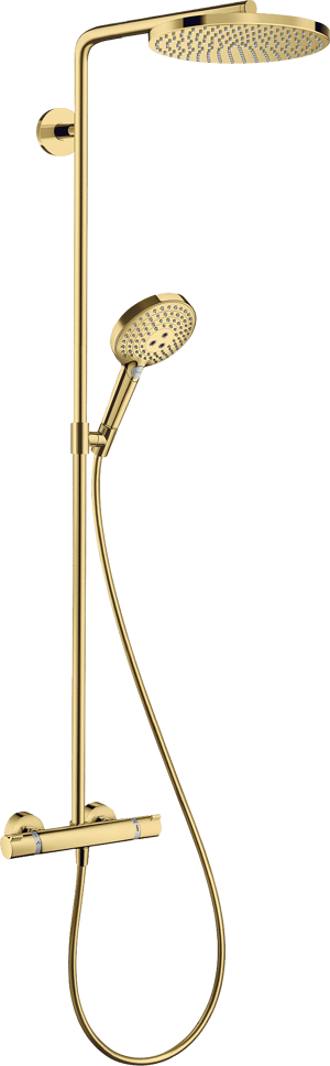 Hansgrohe Raindance Select S240 thermostatische kraan regendoucheset Polished Gold Optic