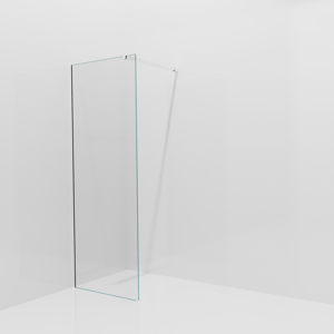 Balmani Modular Walk-In Dusche: 80 x 200 cm, Klarglas, Profil Chrom glänzend