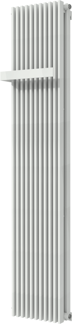 Vipera Corrason Doppelhandtuchheizkörper: 40 x 180 cm, Zentralheizung, Weiß matt, Seiten- & Mittelanschluss, 1994W
