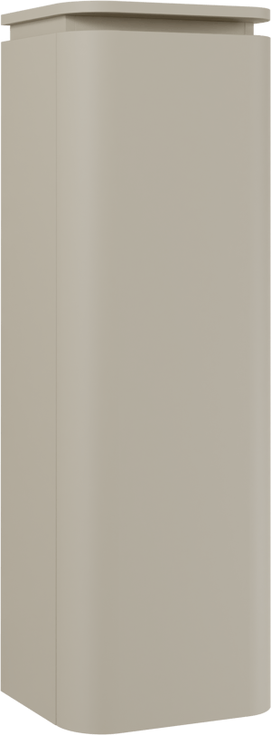 Balmani Moon zwevend badkamerkast rechts Macchiato Beige 44 x 32 x 130 cm
