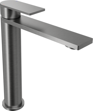 Blaufoss Fenix verhoogde wastafelkraan Brushed GunMetal