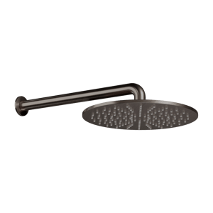 Blaufoss Round 300 Regendusche Duschkopf: Rund, Wandmontage, 30 cm, Brushed GunMetal