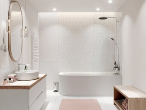 Hansgrohe Pulsify S260 regendoucheset met badkraan