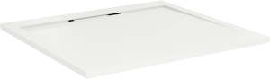 Balmani Andes Duschwanne: 90 x 90 cm, Solid Surface, Weiß matt