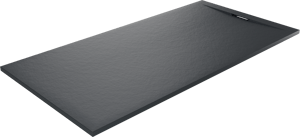 Luca Varess Fusion douchebak 180 x 90 cm composietmarmer mat antraciet
