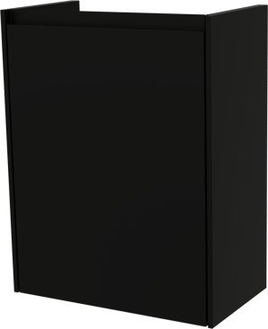 Storke Edge meuble lave-mains suspendu 40 x 22 cm Noir Mat