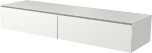 Balmani Mitra Elements meuble sous-lavabo suspendu 180 x 50 cm blanc mat 2 tiroirs
