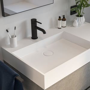Blaufoss Round EcoStart Waschtischarmatur