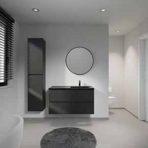 Linie Lado meuble salle de bains avec lavabo Vano