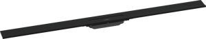 Hansgrohe RainDrain Flex kit de finition pour rigole de douche découpable 120cm Noir Mat