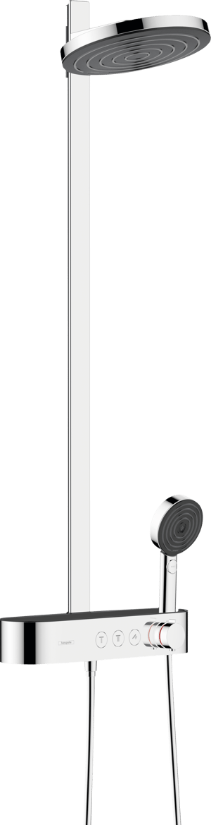 Hansgrohe Pulsify S260 thermostatische kraan regendoucheset Glanzend Chroom