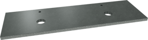 Balmani Rock Doppelwaschtischplatte, Granit poliert, 180 x 55 cm