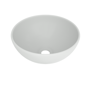Linie Lavo vasque à poser porcelaine blanc mat rond Ø 32 cm