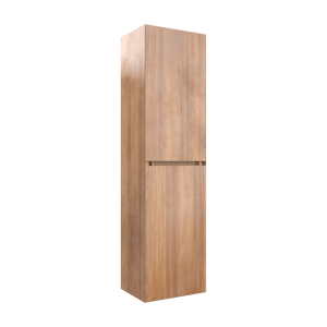 Balmani Mitra zwevende badkamerkast teak 45 x 35 x 169 cm