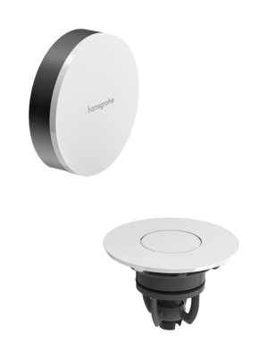 Hansgrohe Flexaplus set de finition pour vidage et trop-plein baignoire Brushed Black Chrome