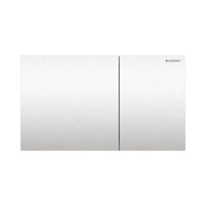 Sigma70 plaque de déclenchement carrée, Brushed Inox pour Sigma UP320 ou UP720 bâti-support