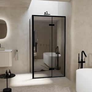 Balmani Senses Design douche en coin avec porte pivotante