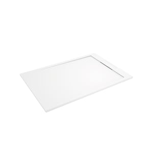 Balmani Andes Duschwanne: 120 x 90 cm, Solid Surface, Weiß matt