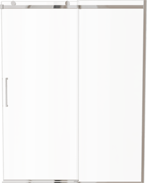 Luca Varess Boltano Dusche Schiebetür 160 cm x 200 cm Klarglas Chrom Profil