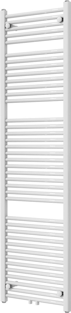 Vipera Kanza Handtuchheizkörper: 50 x 180 cm, Zentralheizung, Weiß Glänzend, Seiten- & Mittelanschluss, 1068W