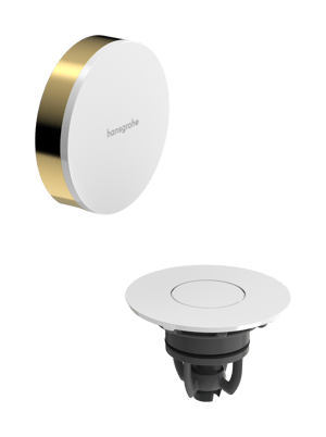 Hansgrohe Flexaplus set de finition pour vidage et trop-plein baignoire Polished Gold Optic
