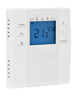 Vipera régulateur thermostatique programmable pour sèche-serviettes électrique blanc