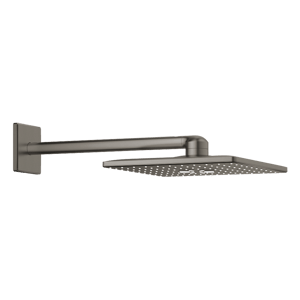 Grohe Rainshower SmartActive 310 Cube Regendusche Duschkopf: Quadratisch, Wandmontage, 31 x 31 cm, Brushed Hard Graphite