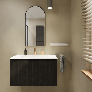 Storke Ribs badkamermeubel met Panton Tablet voor waskom(men)
