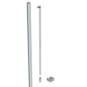 Linie Walk-in II set profielen 8 mm glas chroom
