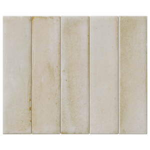 Carruzo Costa keramische Wandfliesen 34 Stück, 6x24_6cm Crema