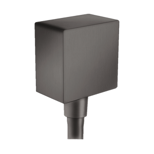Hansgrohe FixFit Square coude de raccordement 1/2" Brushed Black Chrome
