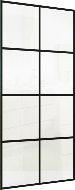 Linie Duschwand Glas: Square, 96 x 200 cm