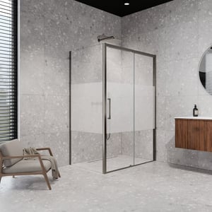 Balmani Senses Design Eckdusche mit Schiebetür