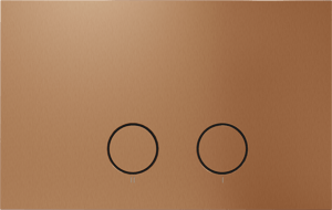 Perola bedieningspaneel Brushed Rosegold voor Sigma UP320 of UP720 inbouwreservoir