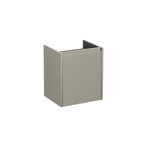 Storke Seda meuble sous-vasque suspendu 45 x 35 cm soie grise porte